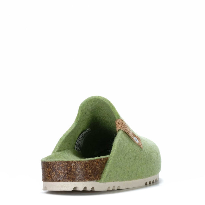 Dr Feet Hef Lime Womens Slippers