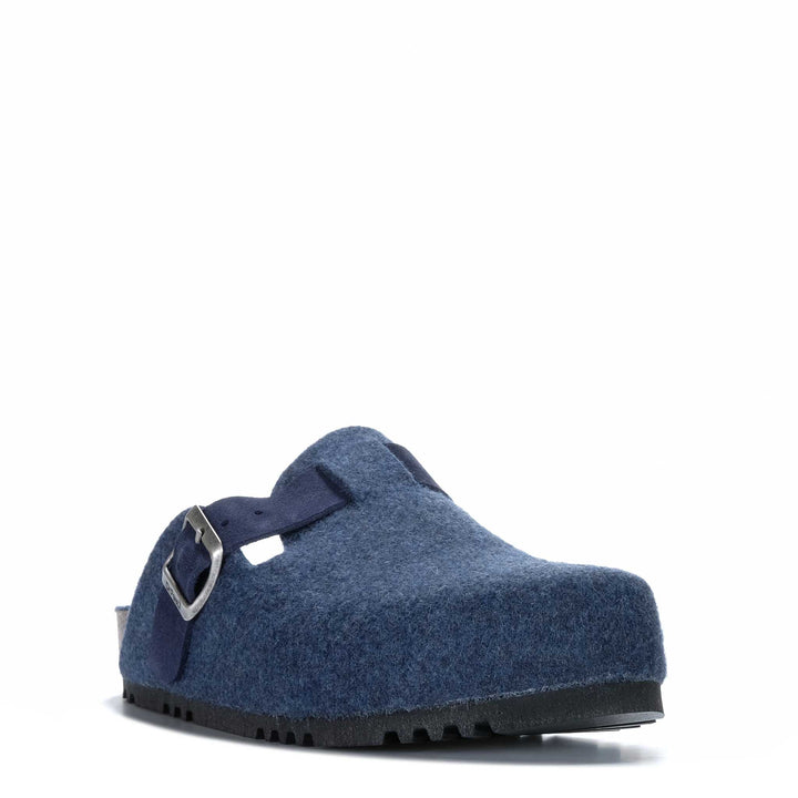 Dr Feet Hoff Navy Mens Slippers
