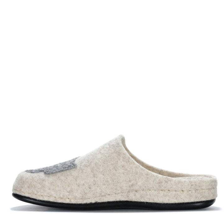 Dr Feet Honey Oatmeal/Grey Womens Slippers
