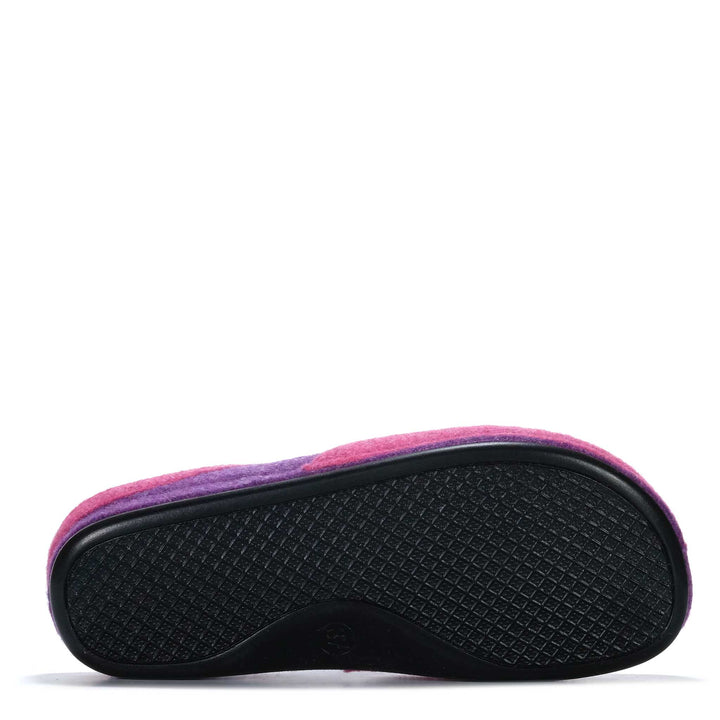 Dr Feet Hoola Purple Mix Womens Slippers