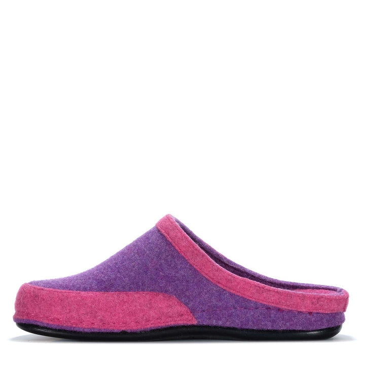 Dr Feet Hoola Purple Mix Womens Slippers