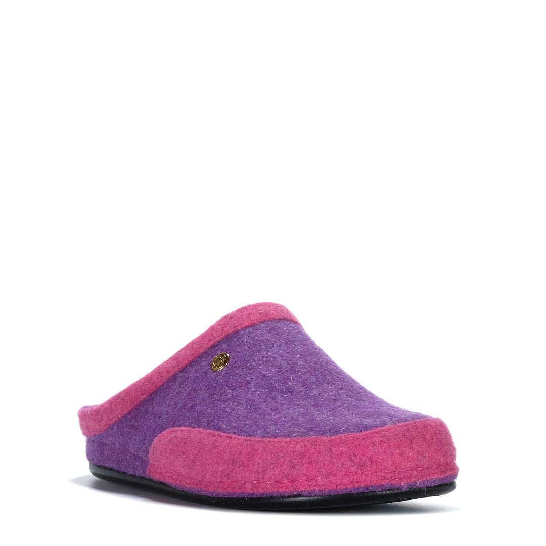 Dr Feet Hoola Purple Mix Womens Slippers