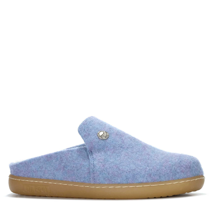Dr Feet Hoops Blue Womens Slippers