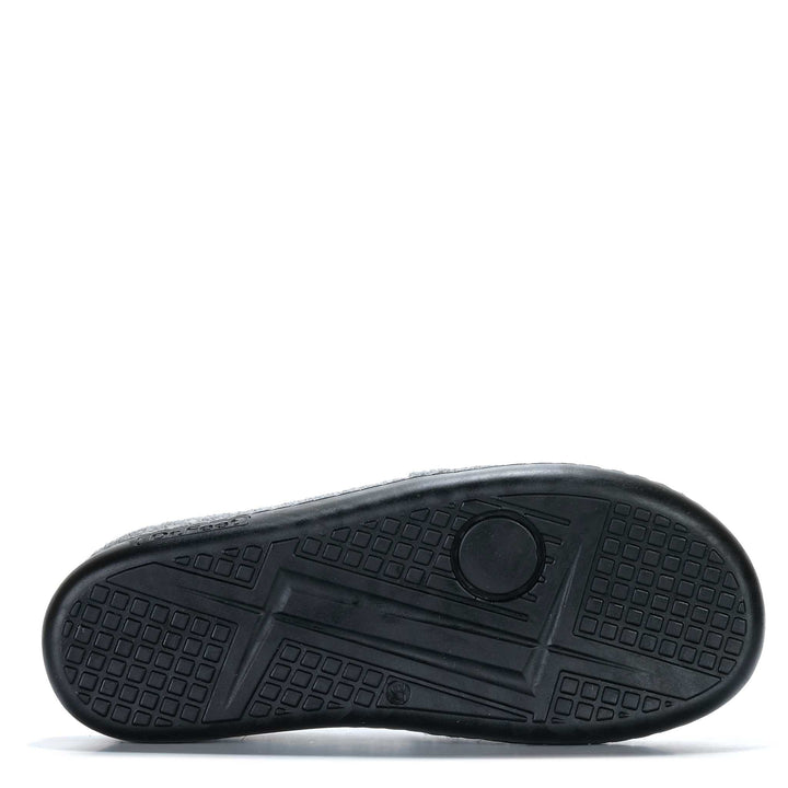 Dr Feet Hoops Dark Grey Womens Slippers
