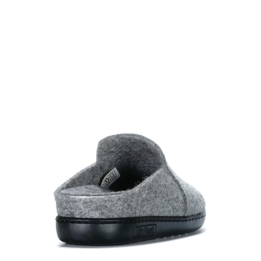 Dr Feet Hoops Dark Grey Womens Slippers