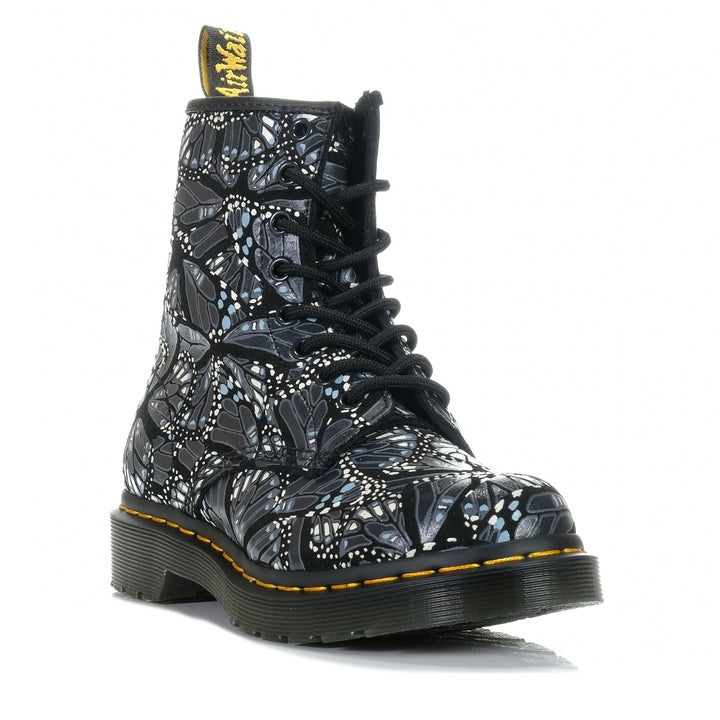 Dr Martens 1460 Butterfly Grey, 4 UK, 5 UK, 6 UK, 7 UK, ankle boots, boots, Dr Martens, grey, multi, womens