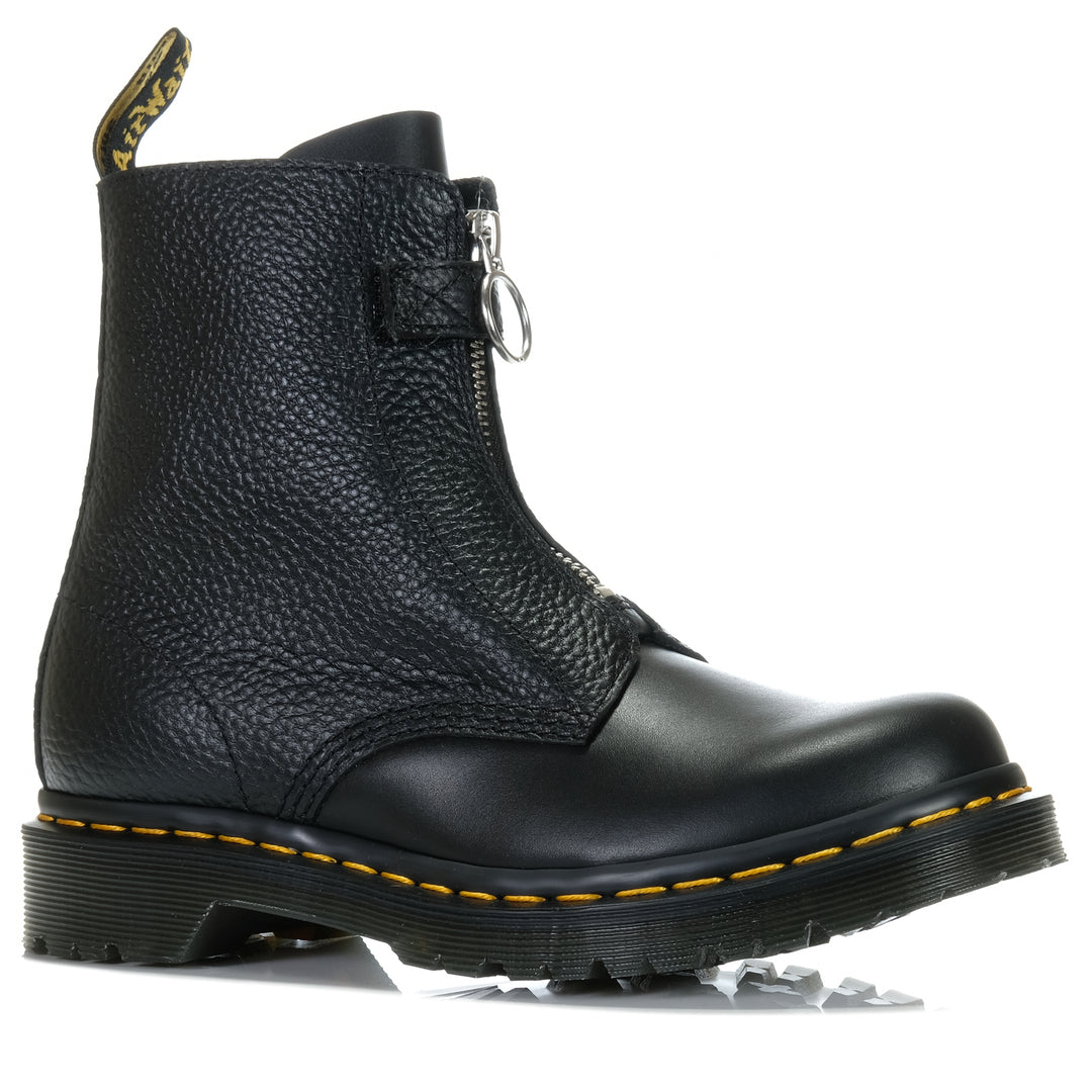 Dr Martens 1460 Pascal Front Zip Black, 4 UK, 5 UK, 6 UK, 7 UK, 8 UK, ankle boots, black, boots, Dr Martens, womens