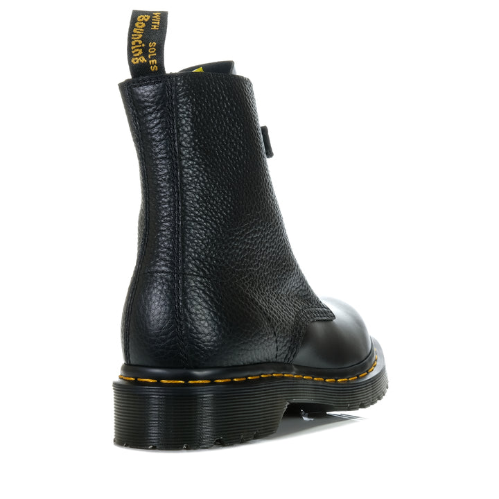 Dr Martens 1460 Pascal Front Zip Black, 4 UK, 5 UK, 6 UK, 7 UK, 8 UK, ankle boots, black, boots, Dr Martens, womens