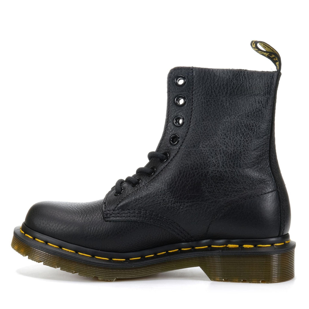 Dr Martens 1460 Pascal Virginia Black, 3 UK, 4 UK, 5 UK, 6 UK, 7 UK, 8 UK, 9 UK, ankle boots, black, boots, doc martens, dr martins, womens