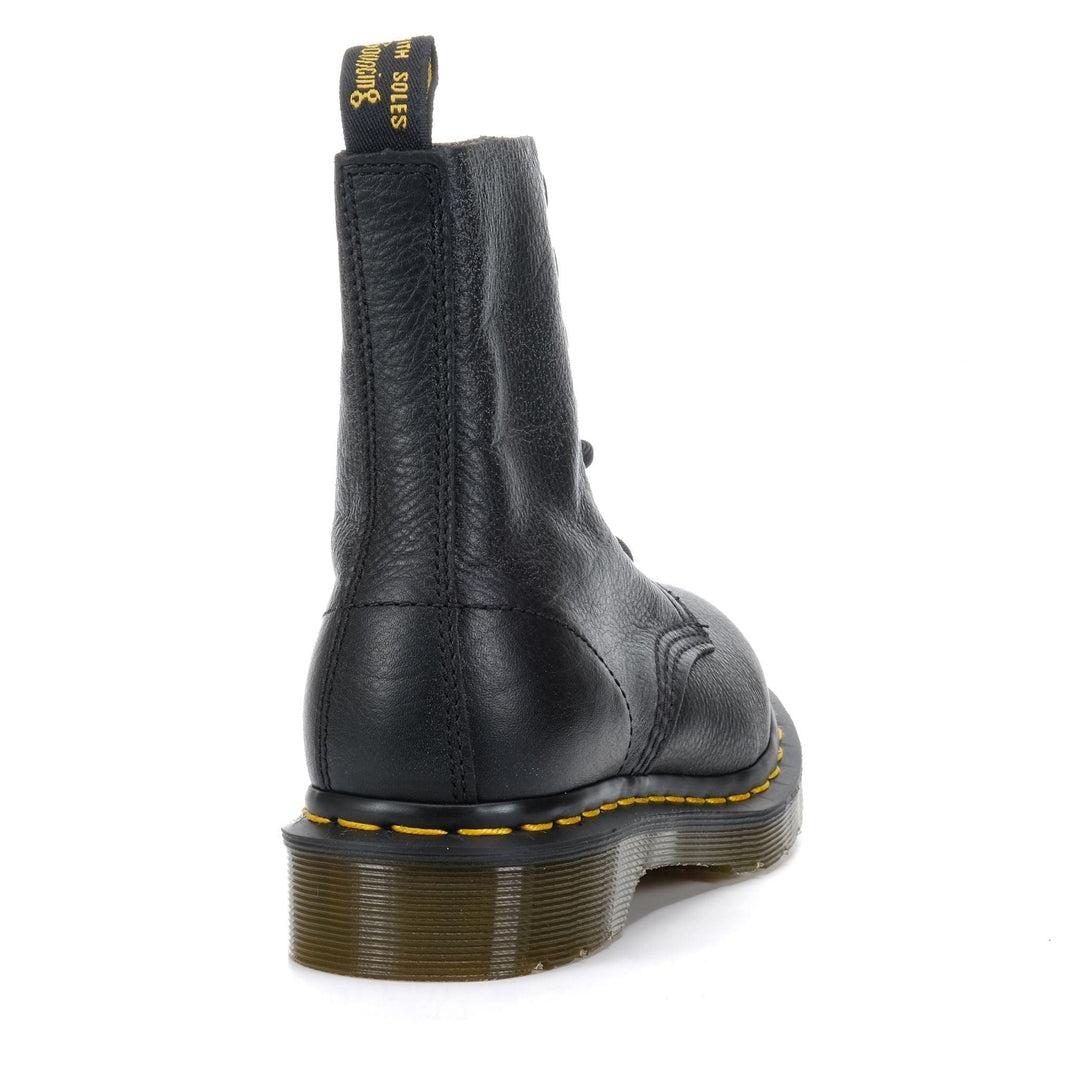 Dr Martens 1460 Pascal Virginia Black, 3 UK, 4 UK, 5 UK, 6 UK, 7 UK, 8 UK, 9 UK, ankle boots, black, boots, doc martens, dr martins, womens