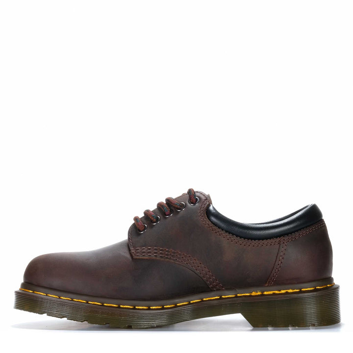 Dr Martens 8053 5 Eye Shoe Dark Brown Mens Shoes