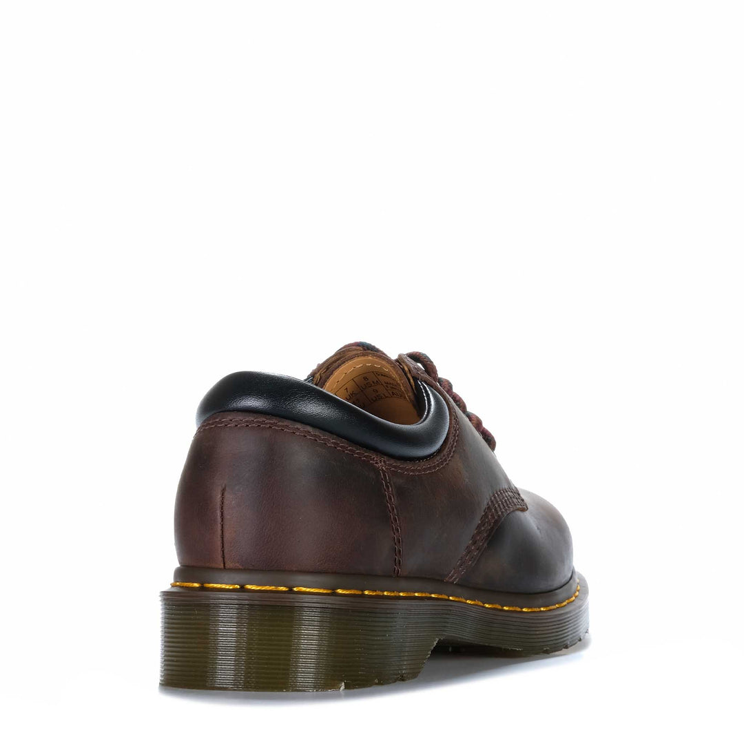 Dr Martens 8053 5 Eye Shoe Dark Brown Mens Shoes