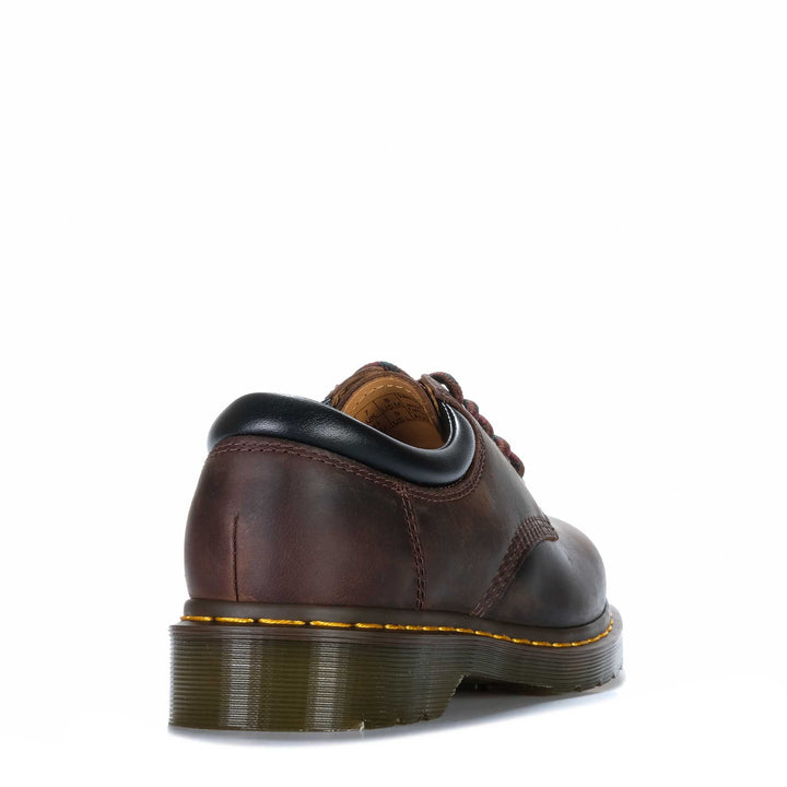 Dr Martens 8053 5 Eye Shoe Dark Brown Mens Shoes