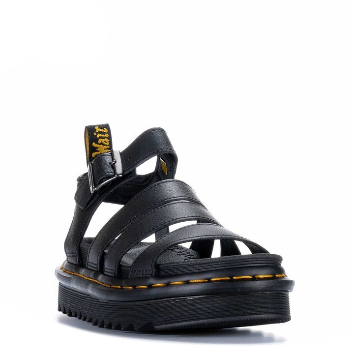 Dr Martens Blaire 3 Strap Black Anthena
