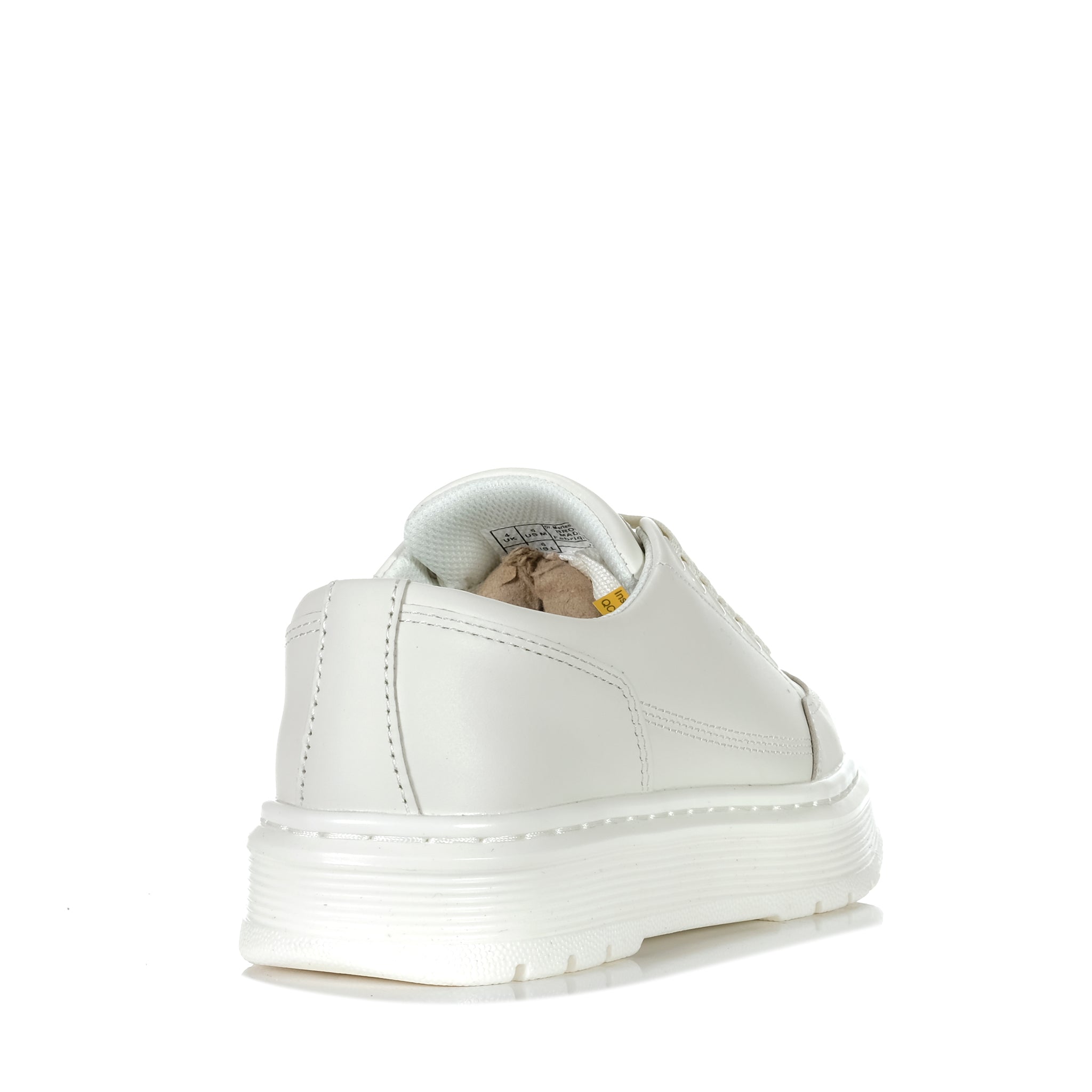 Dr Martens Brookline 6 Eye Nappa Off White – Frames Footwear