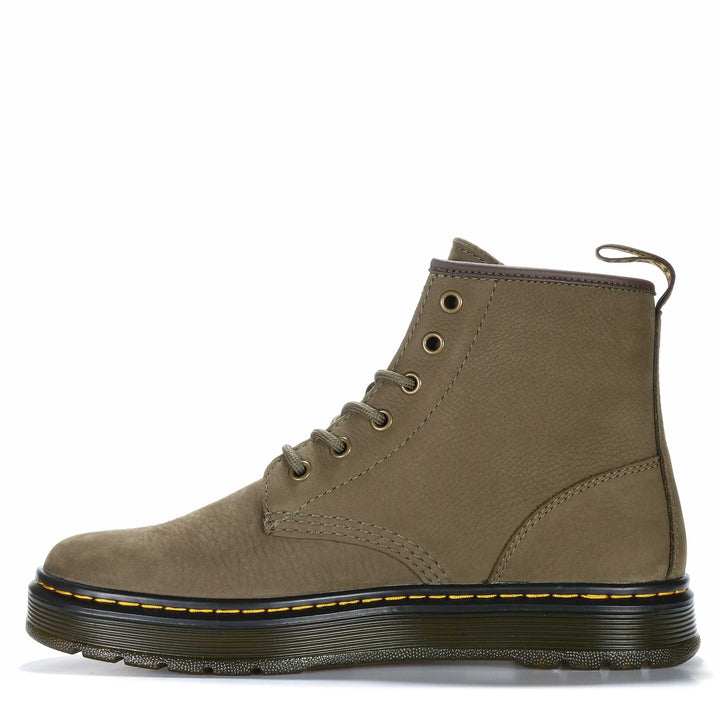 Dr Martens Brookline Chukka Olive Milled Nubuck Mens Boots