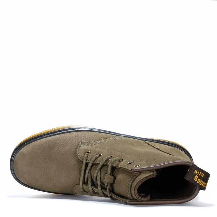 Dr Martens Brookline Chukka Olive Milled Nubuck Mens Boots