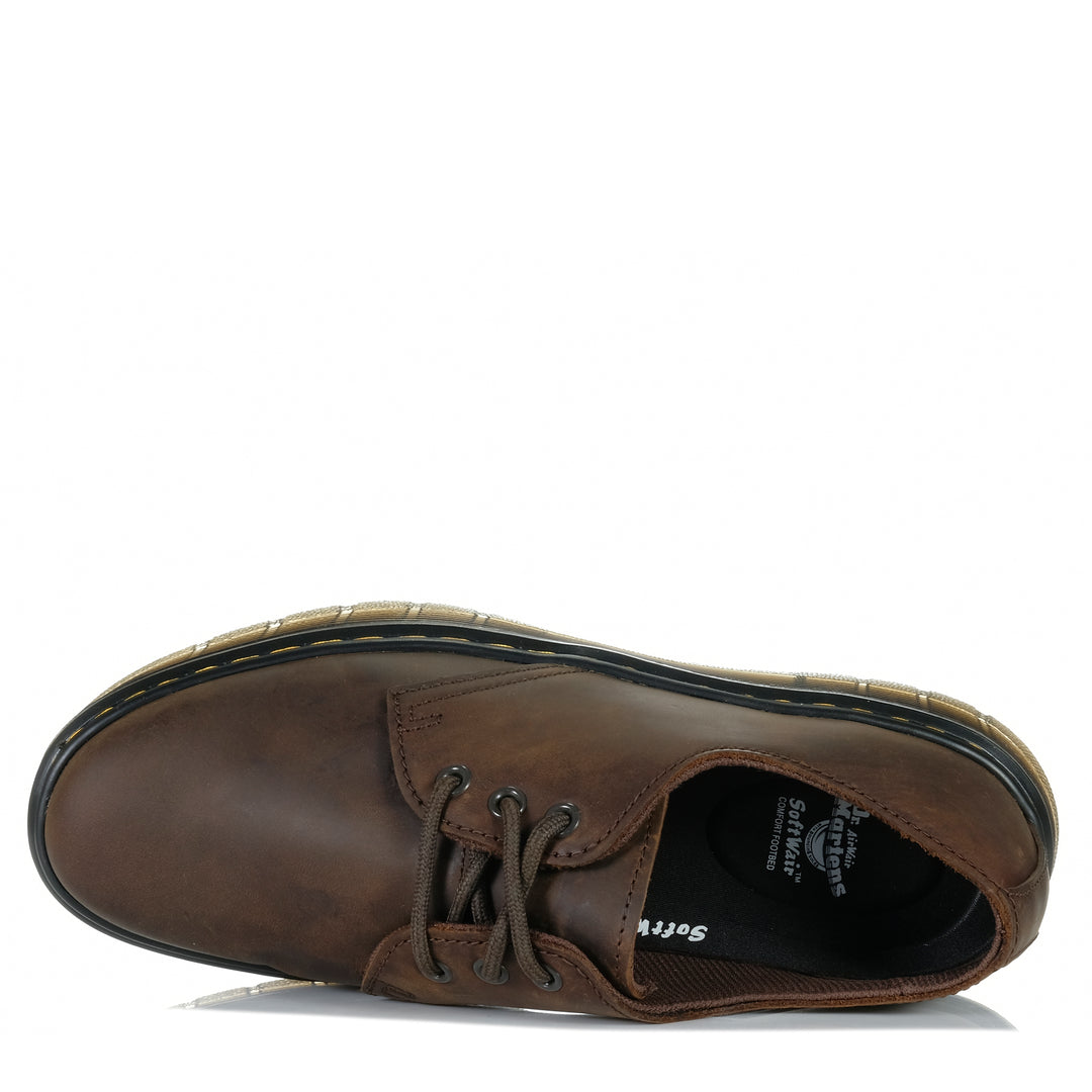 Dr Martens Brookline Lo Dark Brown Crazy Horse