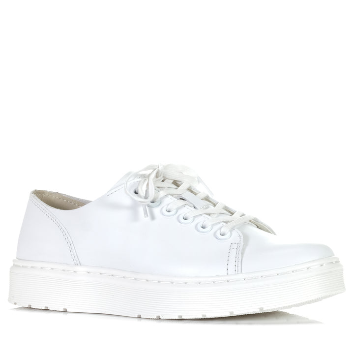 Dr Martens Dante 6 Eye Raw Shoe White, Womens, Dr Martens, flats, shoes, white, womens