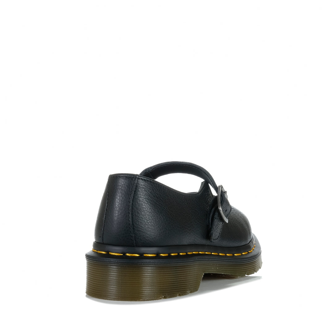 Dr Martens Elphie Mary Jane Black Virginia, Womens