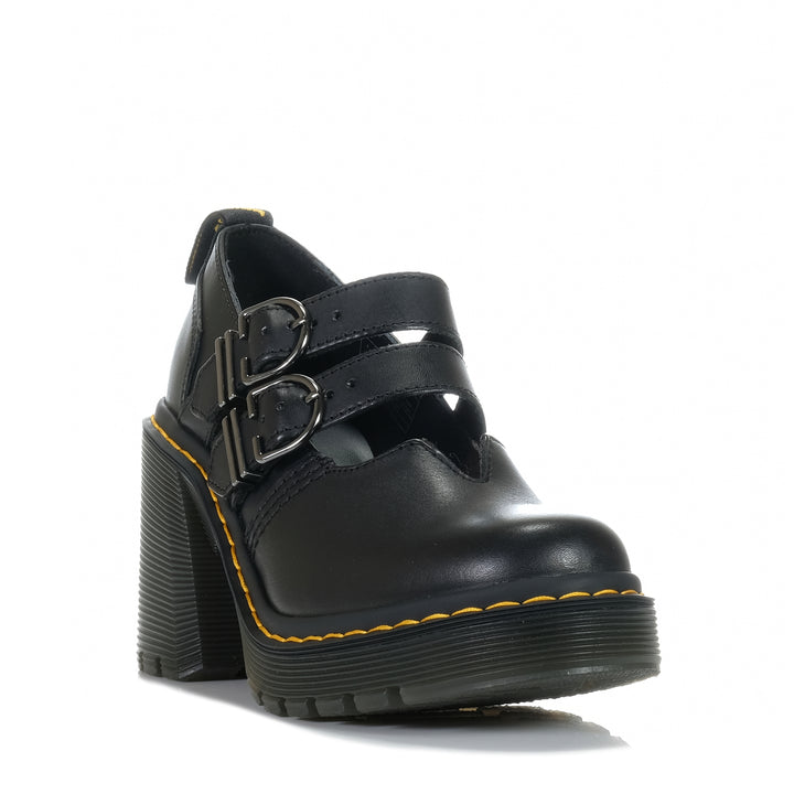 Dr Martens Eviee Mary Janee Black Sendal, 4 UK, 5 UK, 6 UK, 7 UK, black, Dr Martens, heels, shoes, womens