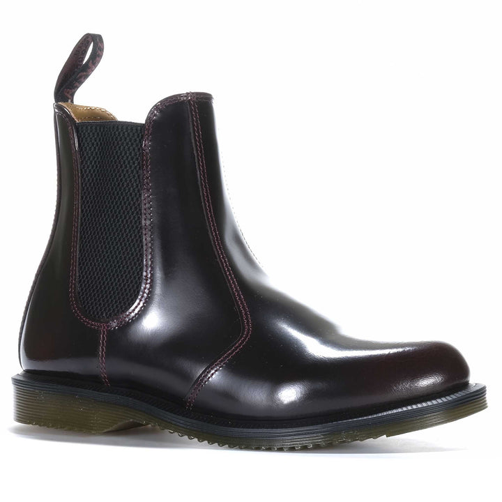 Dr Martens Flora Chelsea Boot Cherry Red Arcadia