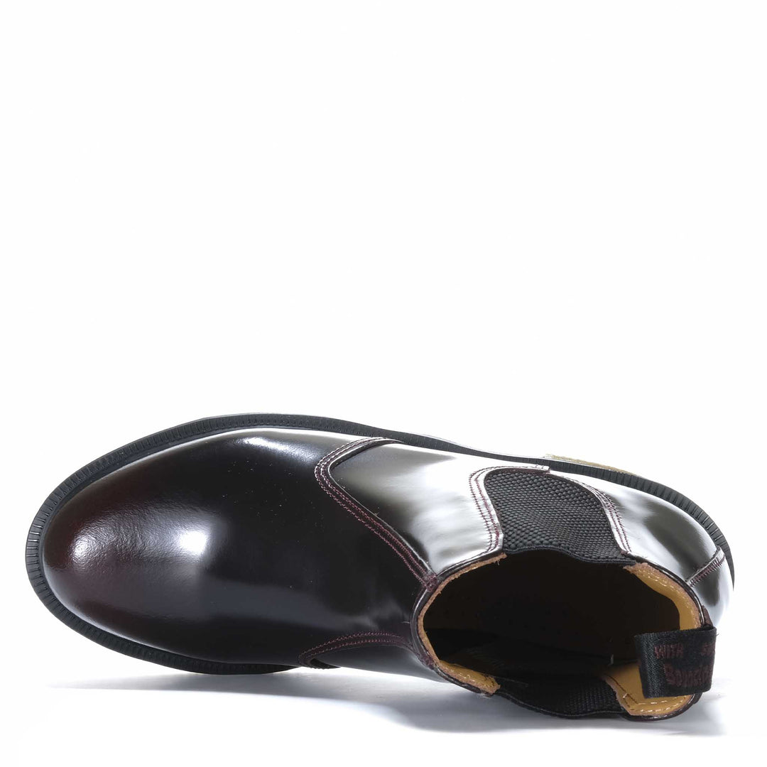 Dr Martens Flora Chelsea Boot Cherry Red Arcadia