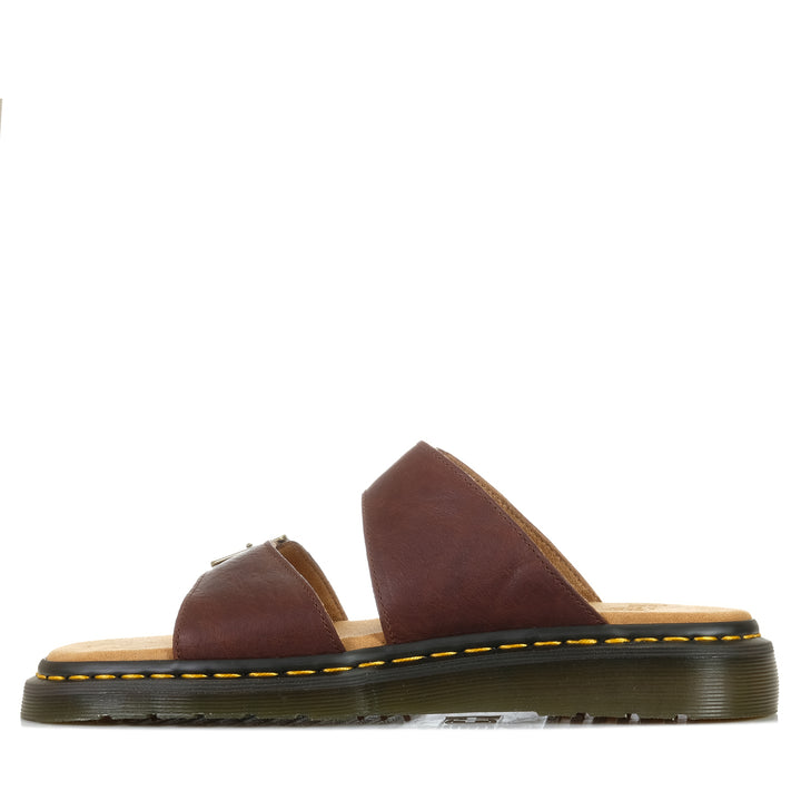 Dr Martens Josef Slide Ambassador Cashew, 10 UK, 11 UK, 12 UK, 13 UK, brown, Dr Martens, mens, sandals