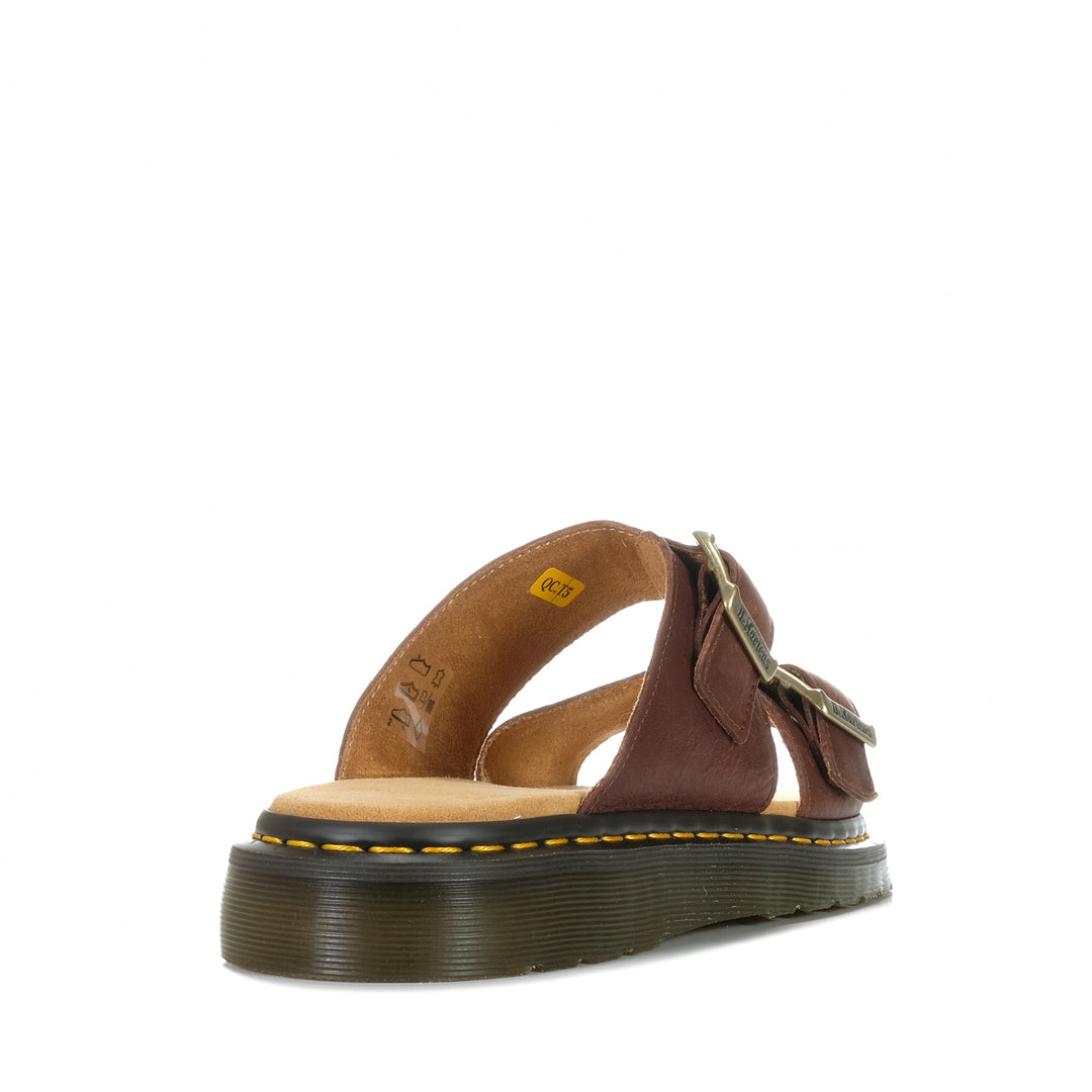 Dr Martens Josef Slide Ambassador Cashew, 10 UK, 11 UK, 12 UK, 13 UK, brown, Dr Martens, mens, sandals