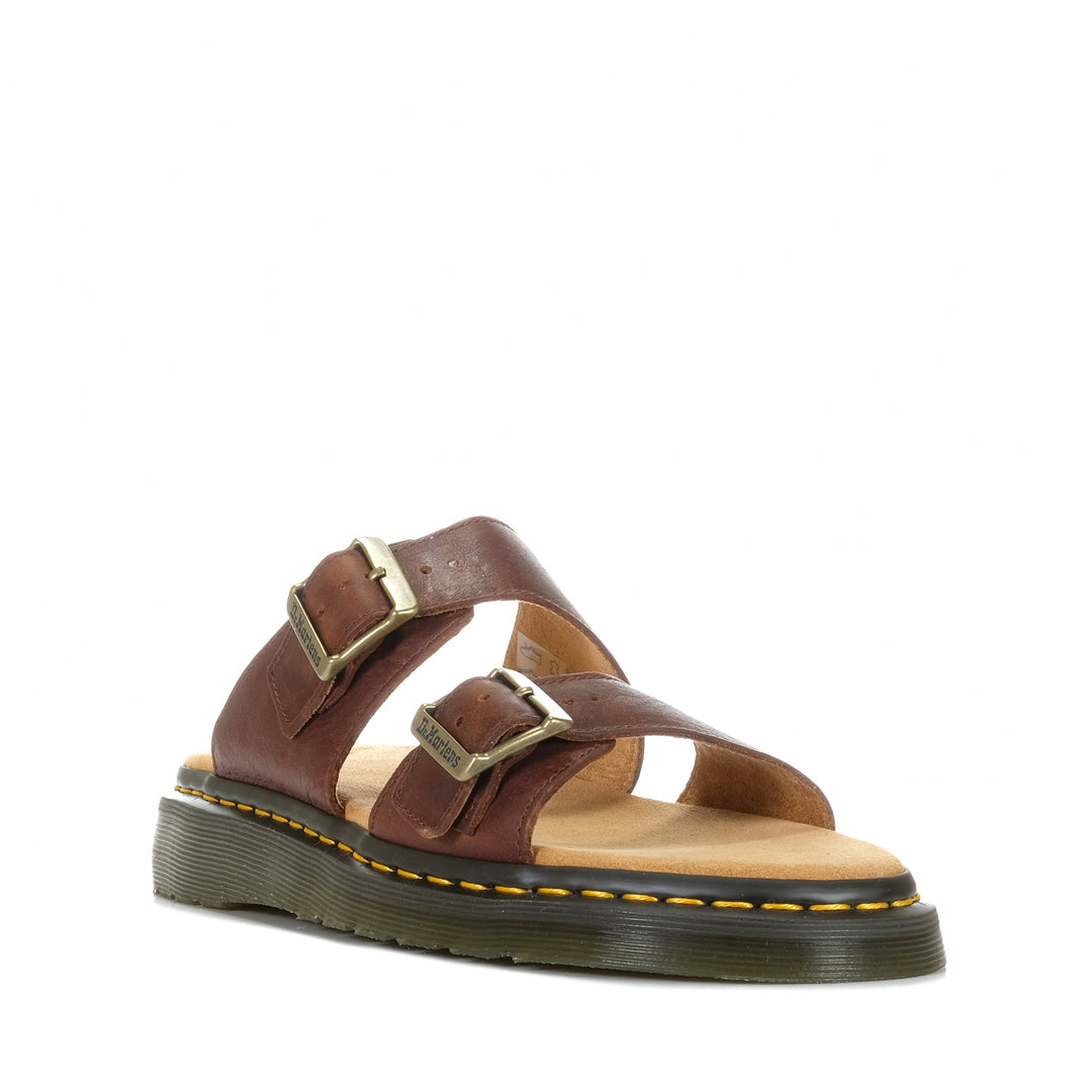 Dr Martens Josef Slide Ambassador Cashew, 10 UK, 11 UK, 12 UK, 13 UK, brown, Dr Martens, mens, sandals