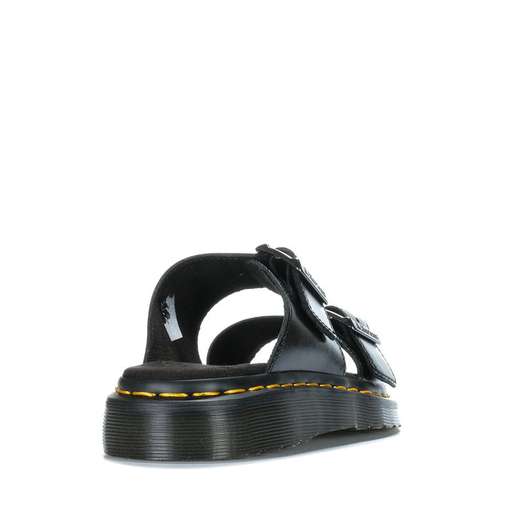 Dr Martens Josef Slide Analine Black Womens Sandals