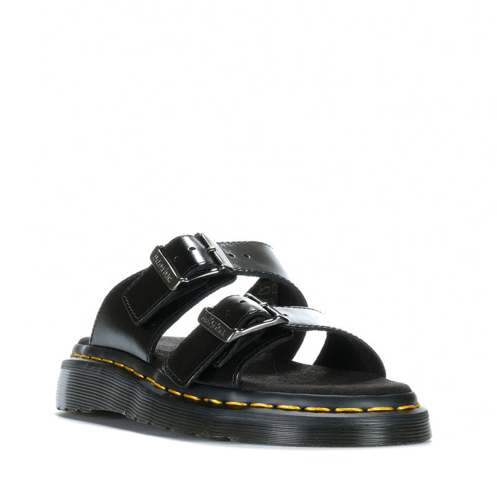 Dr Martens Josef Slide Analine Black Womens Sandals