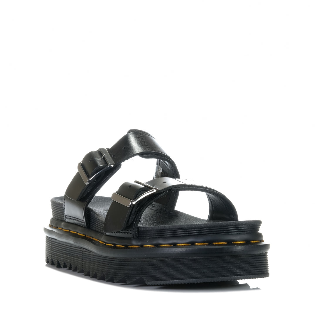 Dr Martens Myles Slide Black, 4 UK, 5 UK, 6 UK, 7 UK, 8 UK, 9 UK, black, Dr Marten, flats, sandals, womens