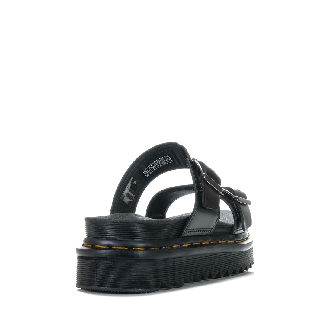 Dr Martens Myles Slide Black, 4 UK, 5 UK, 6 UK, 7 UK, 8 UK, 9 UK, black, Dr Marten, flats, sandals, womens