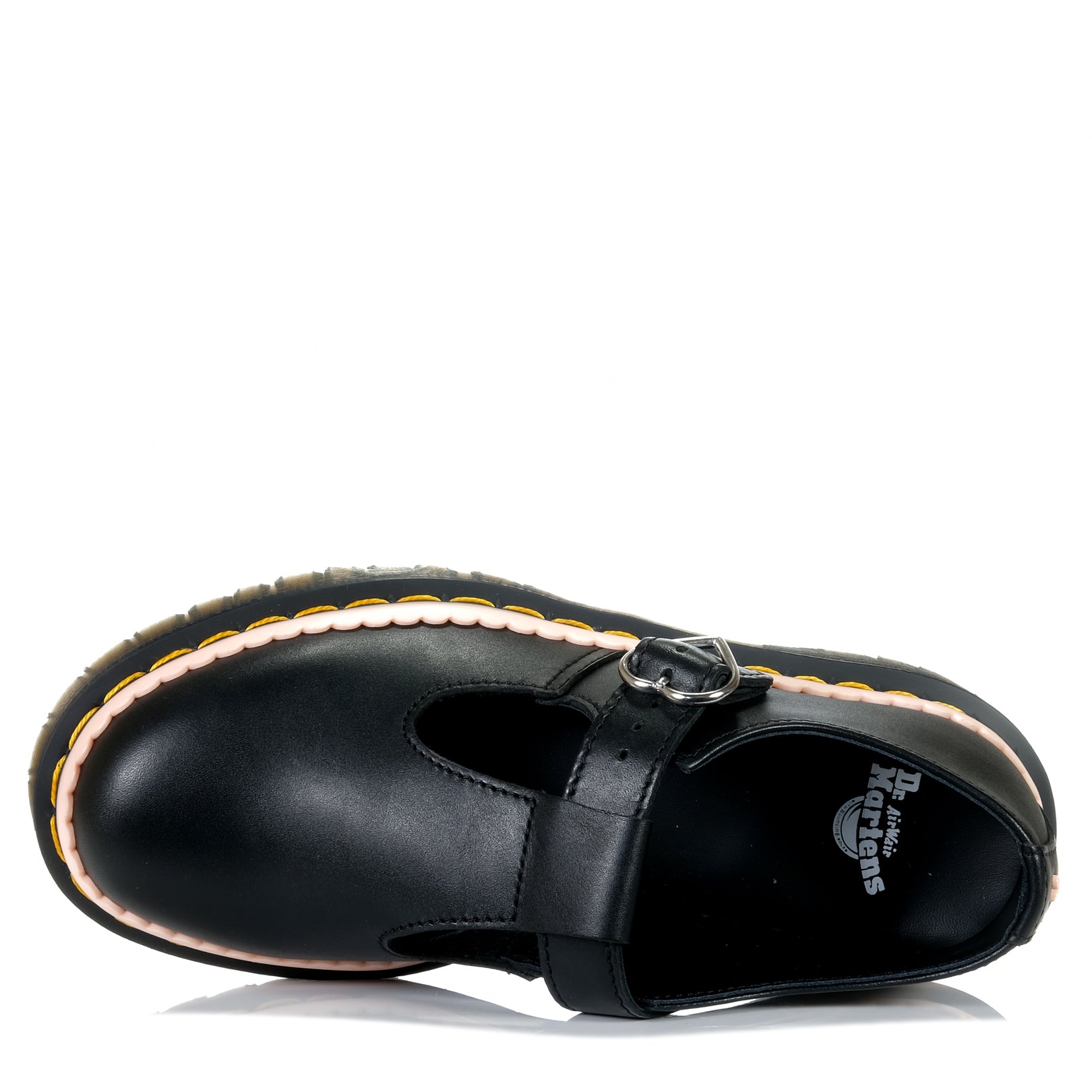 Dr. Martens Polley ブラック 6 UK Dr. Martens - Women's Polley Slip Resistant Service Shoes