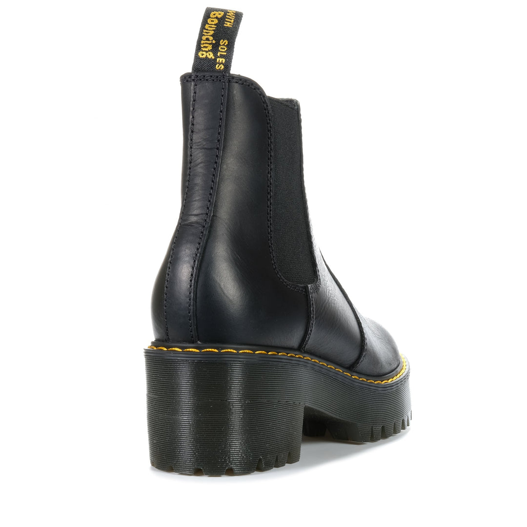 Dr Martens Rometty Boot Black, 4 UK, 5 UK, 6 UK, 7 UK, 8 UK, 9 UK, Ankle Boots, Black, Boots, Dr Martens, Womens