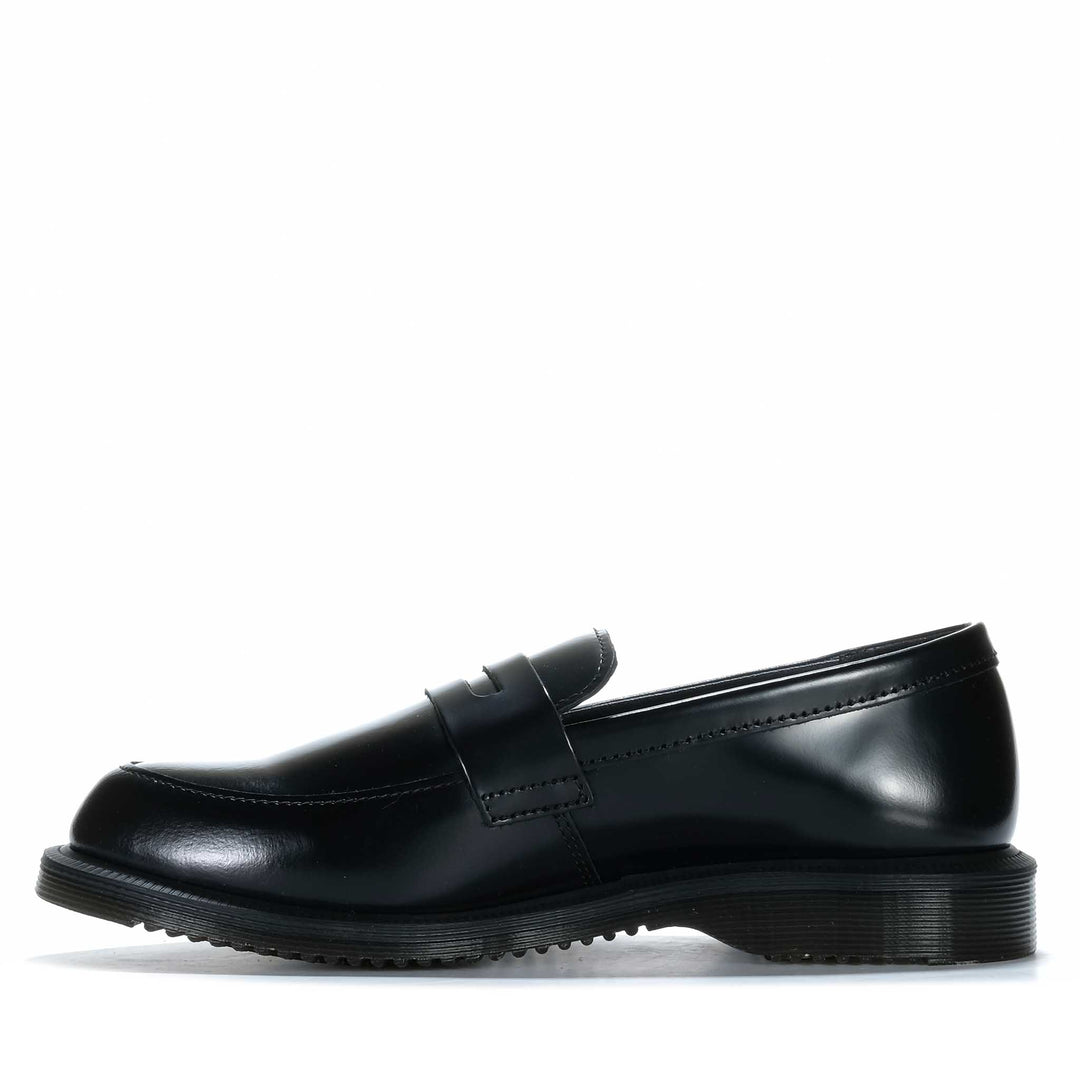 Dr Martens Temara Loafer Black Polished Smooth Womens Shoes