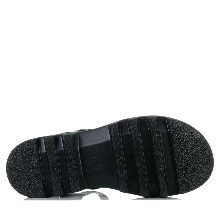 EOS Flic Black, Womens, black, eos, flats, sandals, womens