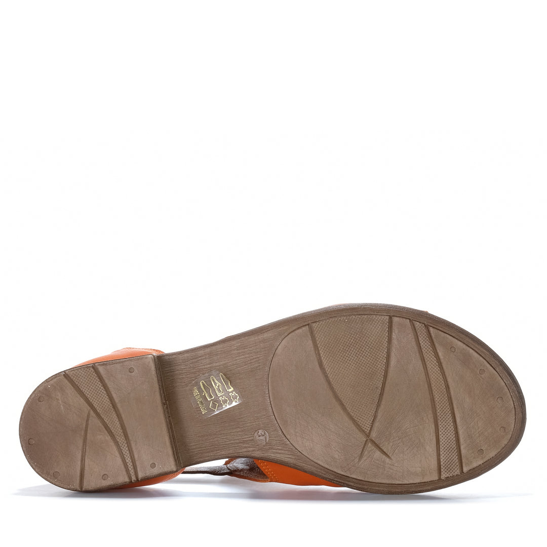 EOS Ilosia Brandy/Black Womens Sandals