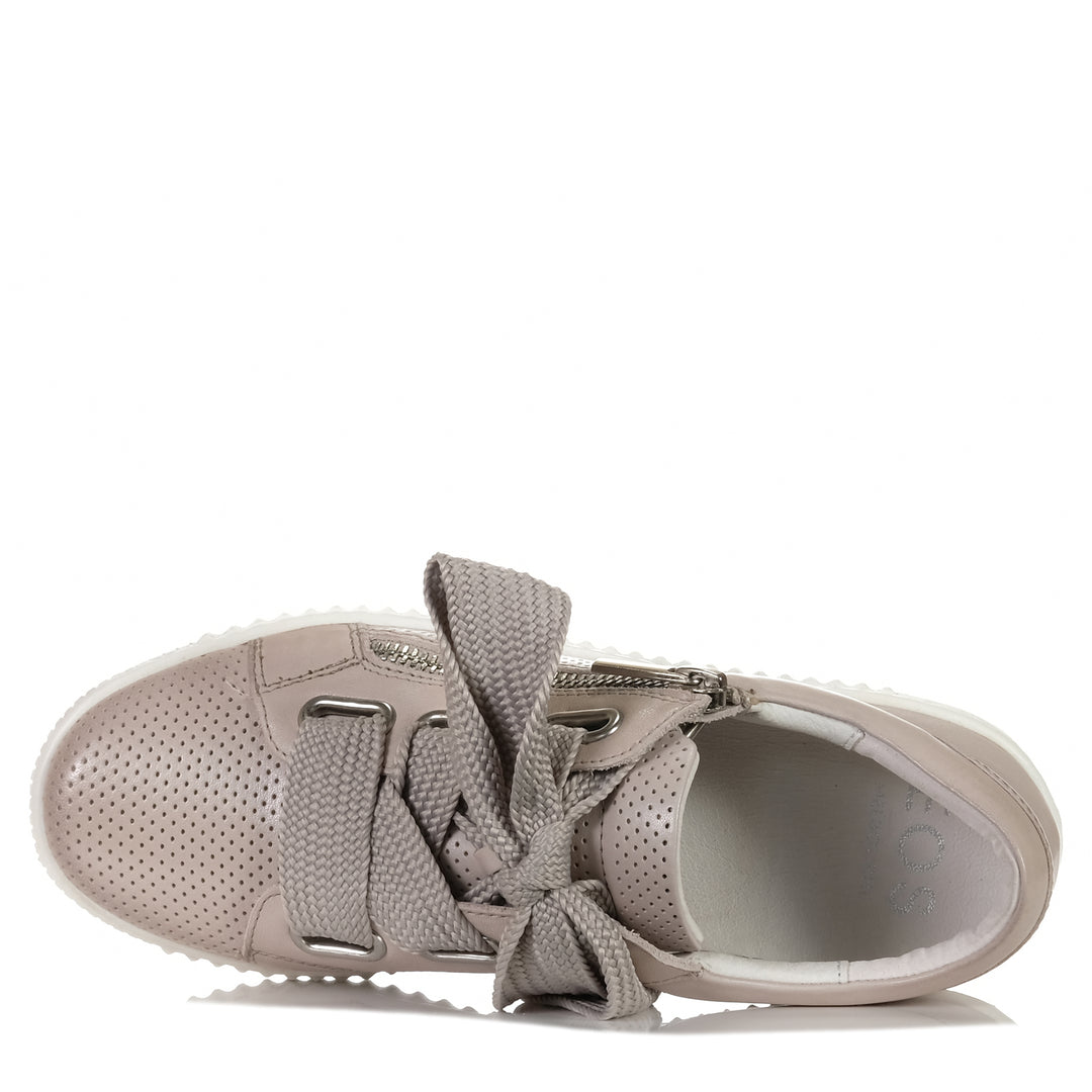 EOS Jovi Pebble Perf, Womens, eos, flats, grey, low-tops, shoes, sneakers, womens