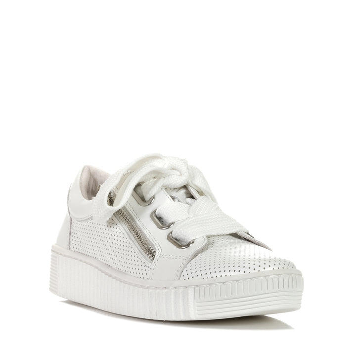 EOS Jovi White Perf, Womens, EOS, flats, low-tops, shoes, sneakers, white, womens