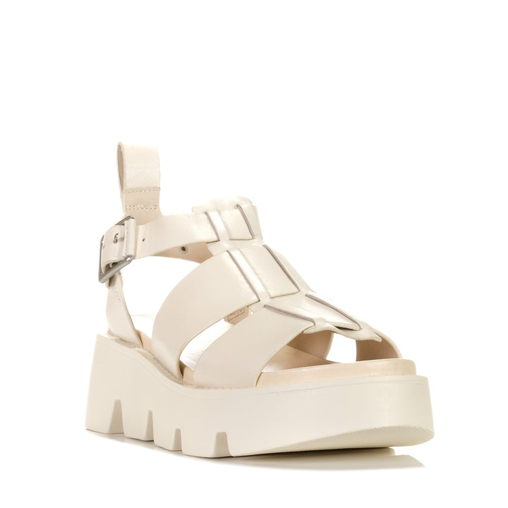 EOS Kailan Bone, Womens, eos, flats, sandals, white, womens