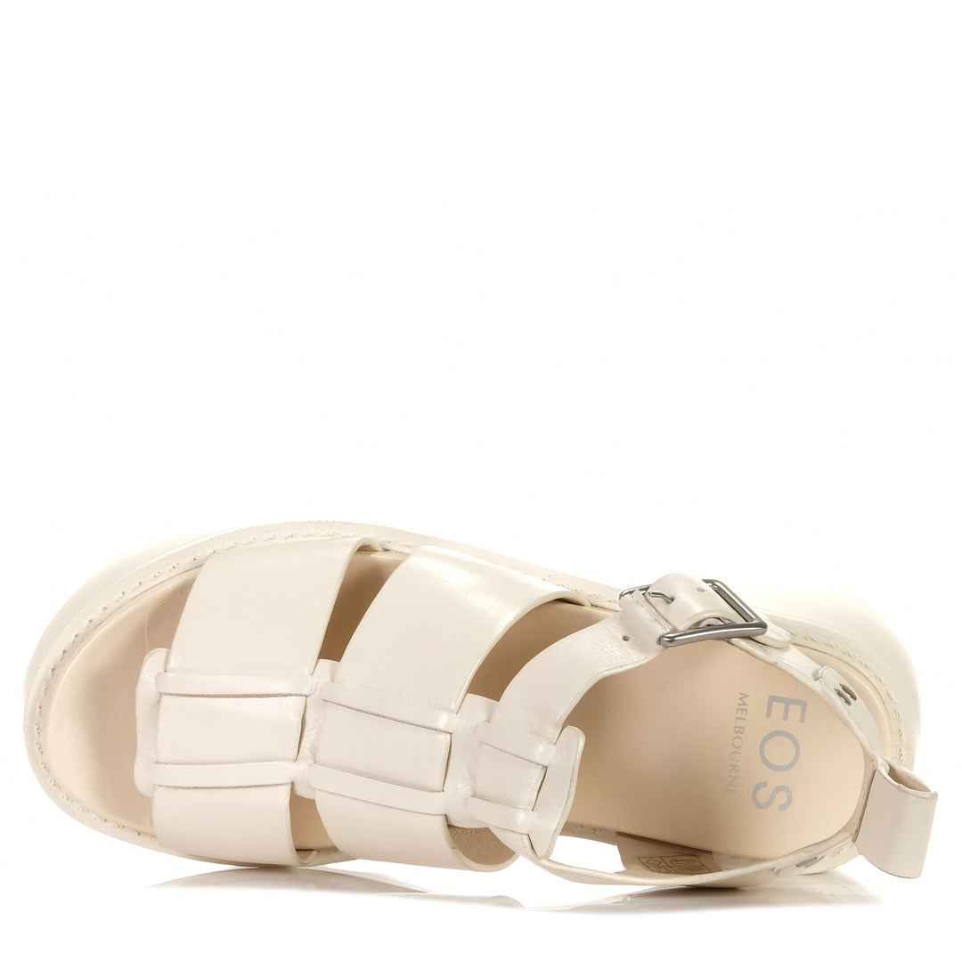 EOS Kailan Bone, Womens, eos, flats, sandals, white, womens