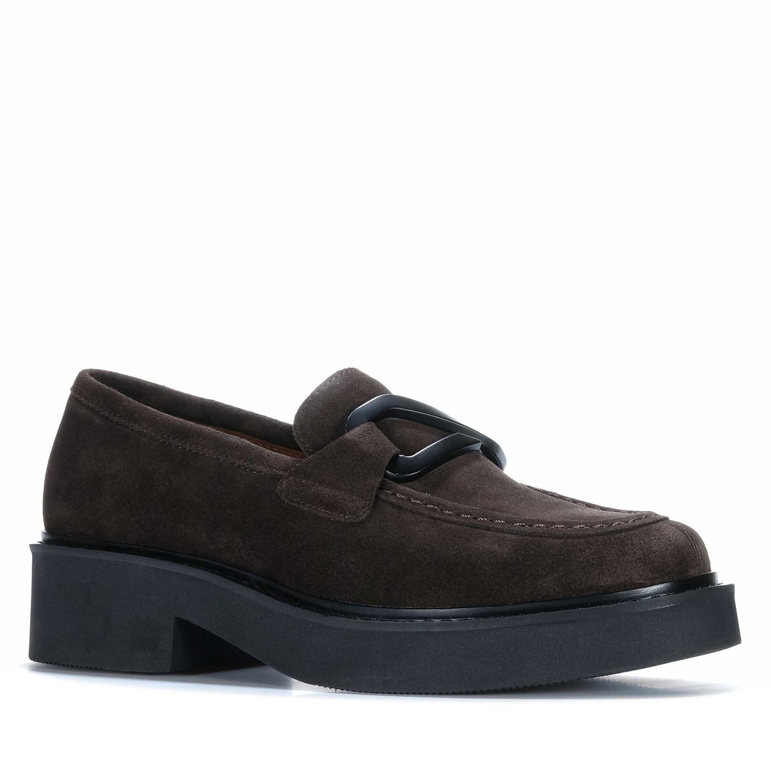 EOS Leia Mahogany Suede Womens Shoes