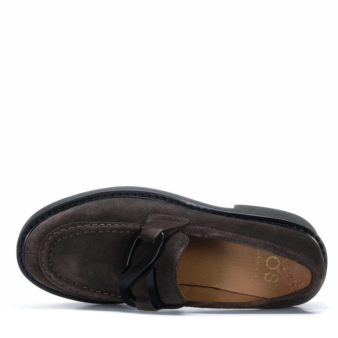 EOS Leia Mahogany Suede Womens Shoes