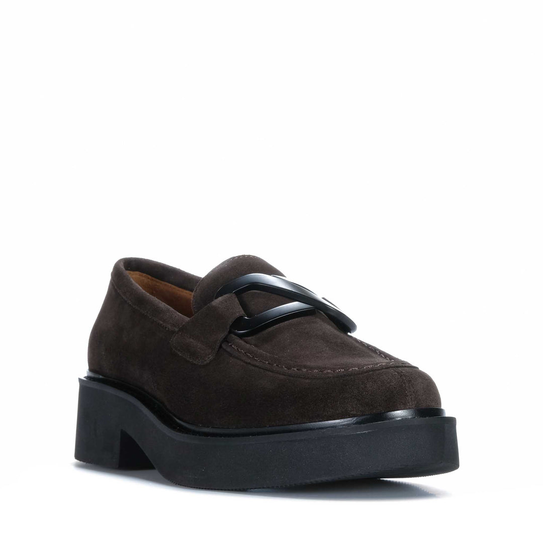 EOS Leia Mahogany Suede Womens Shoes