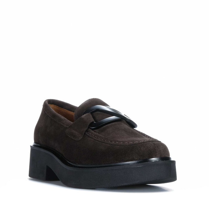 EOS Leia Mahogany Suede Womens Shoes