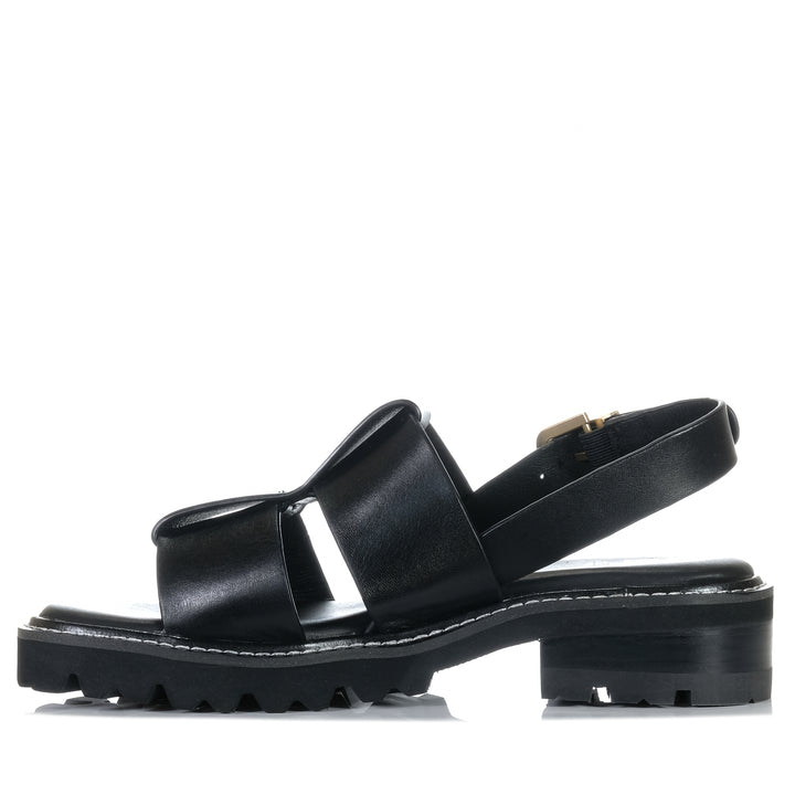 EOS Leonella Black, Womens, black, eos, flats, sandals, womens