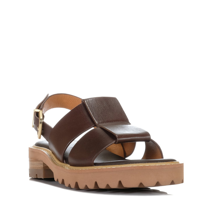 EOS Leonella Chestnut, Womens, brown, eos, flats, sandals, womens