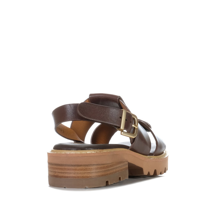 EOS Leonella Chestnut, Womens, brown, eos, flats, sandals, womens